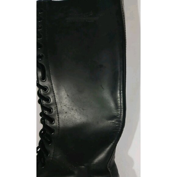 Doc Martens 20 Eye Lace Up Knee High Boots - Picture 15 of 16